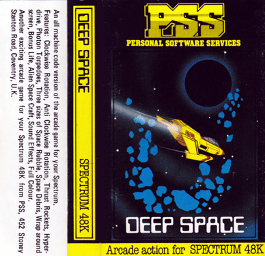 Deep Space box art for ZX Spectrum